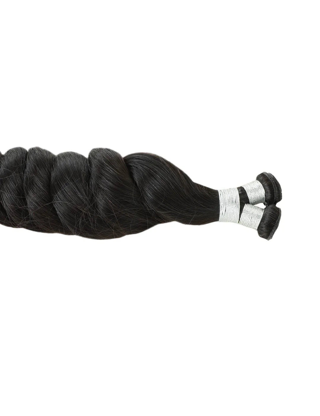Genius Weft Hair Extensions Loose Wave Natural Black Virgin Hair