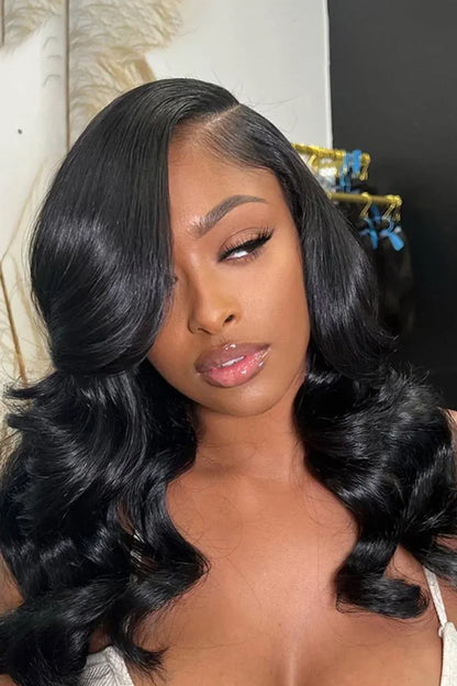 Cambodian Virgin Hair Bundle Body Wave Natural Color 12A 50% Density