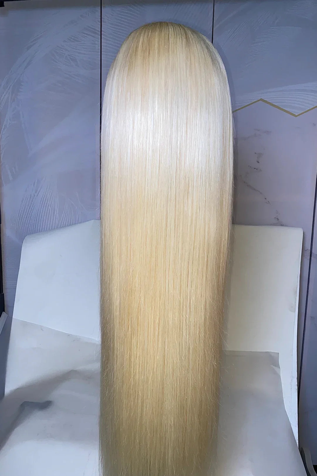 613 Blonde HD Swiss Lace/Transparent HD Lace Wig 5x5 Frontal Glueless Straight Hair