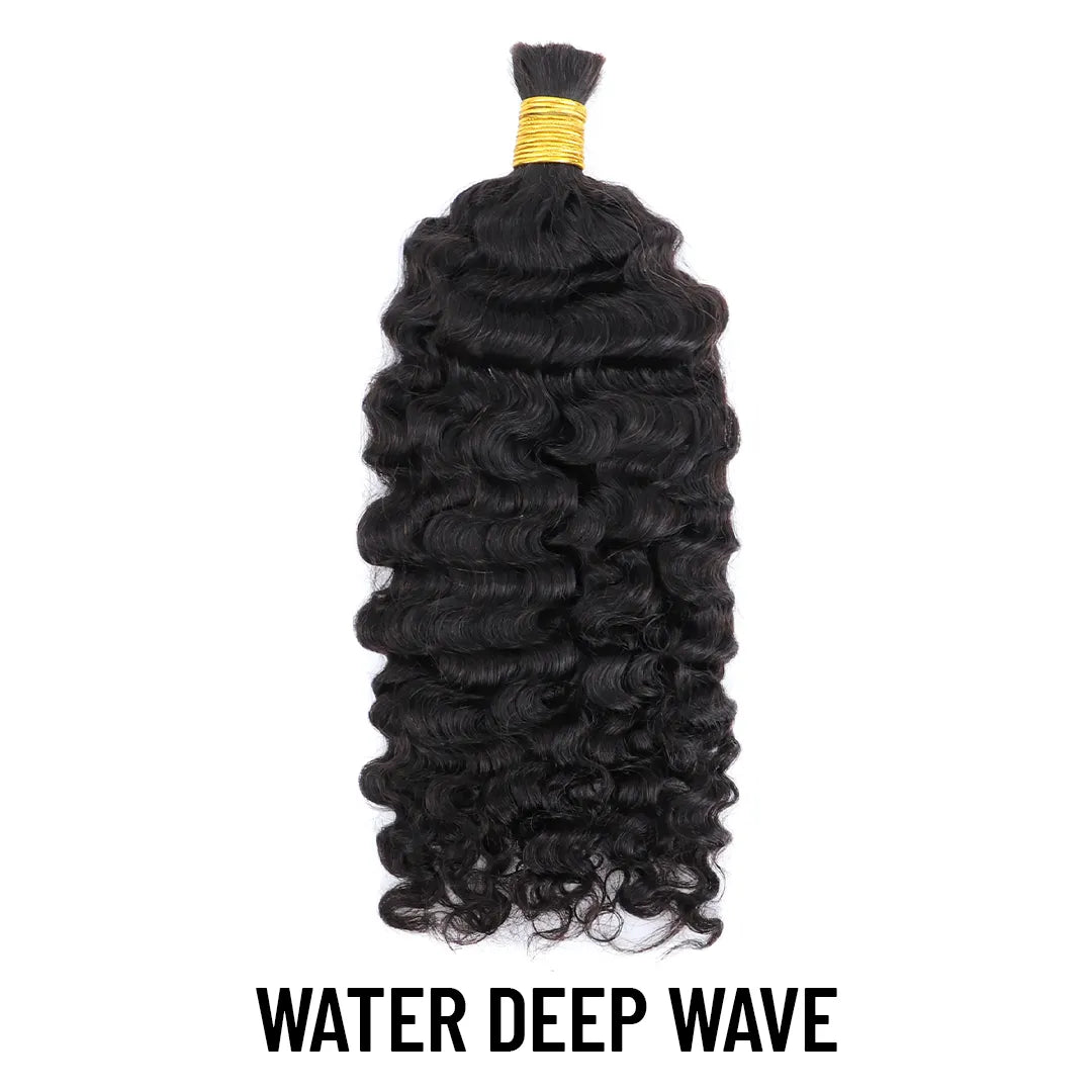Yghairs Double Drawn Bulk Hair Deal: 16inch - 20inch Natural Color