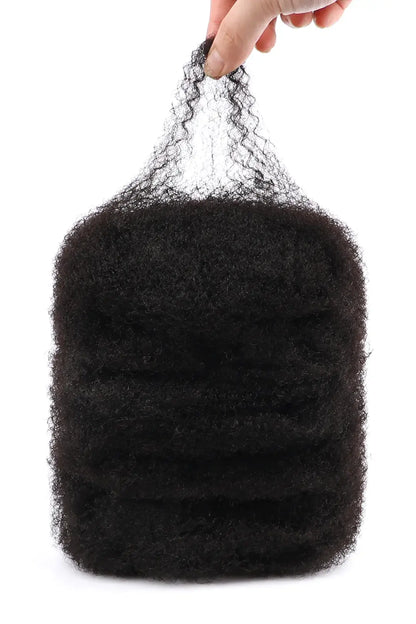 Afro Kinky Bulk Hair for Dreadlocks Braiding Natural Black 50g Pack