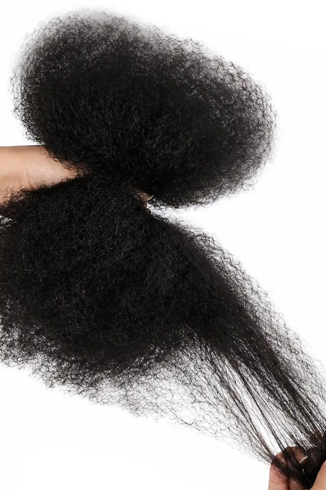 Afro Kinky Bulk Hair for Dreadlocks Braiding Natural Black 50g Pack
