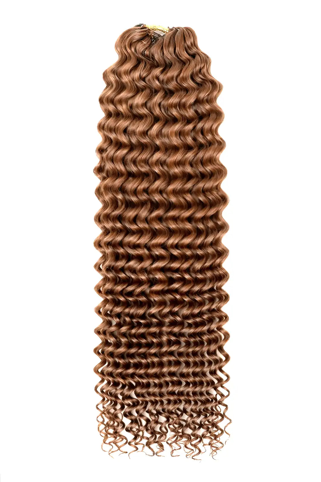 Auburn Brown #30 Water Wave Feather Crochet Human Hair