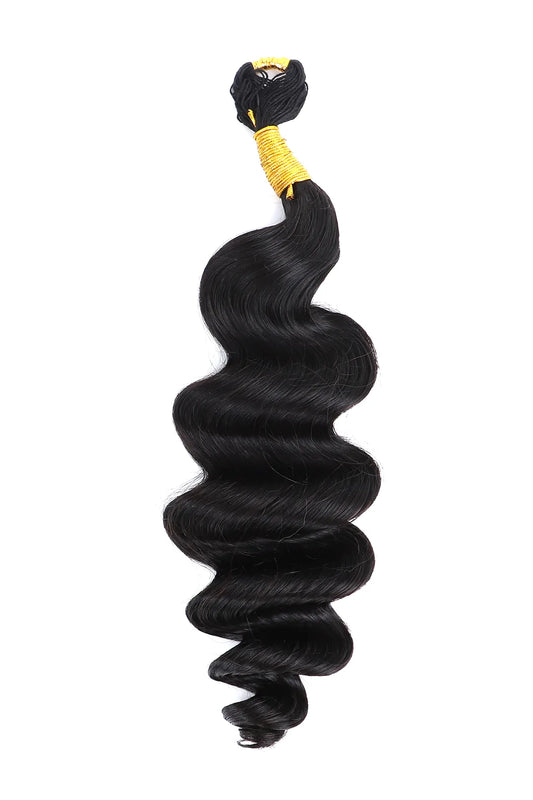 Braiding Feather Crochet Human Hair – Loose Wave Long Cord