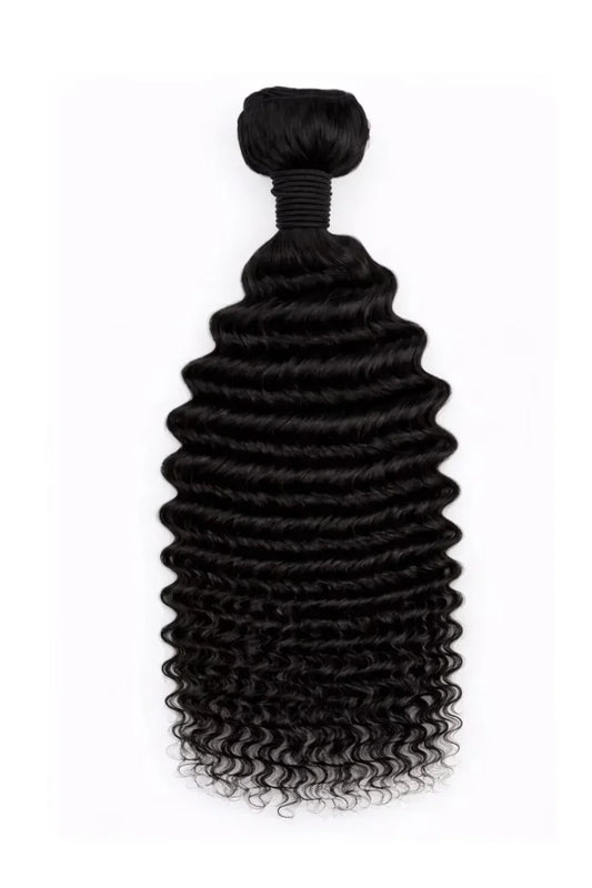 Brazilian Hair Bundle Deep Wave Natural Color 10A