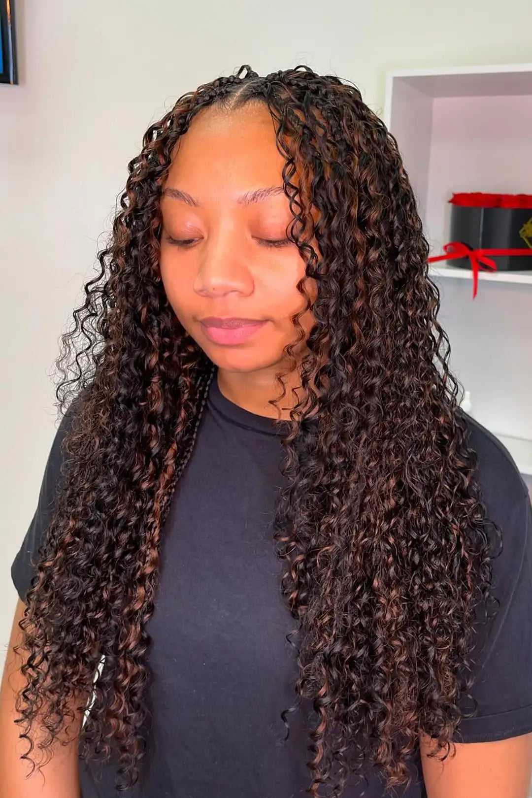 Bulk Hair Piano Color #4/#30 Deep Wave for Braiding BU29