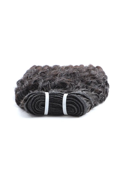 Burmese Curly with Spiral Curls Ends Bundle Cambodia Virgin Hair 12A 50% Density