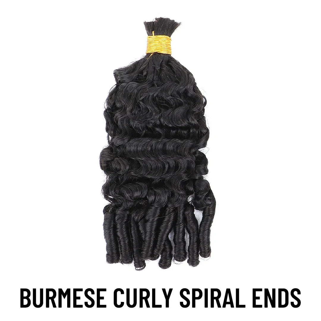 Yghairs Double Drawn Bulk Hair Deal: 16inch - 20inch Natural Color