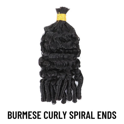 Yghairs Double Drawn Bulk Hair Deal: 16inch - 20inch Natural Color