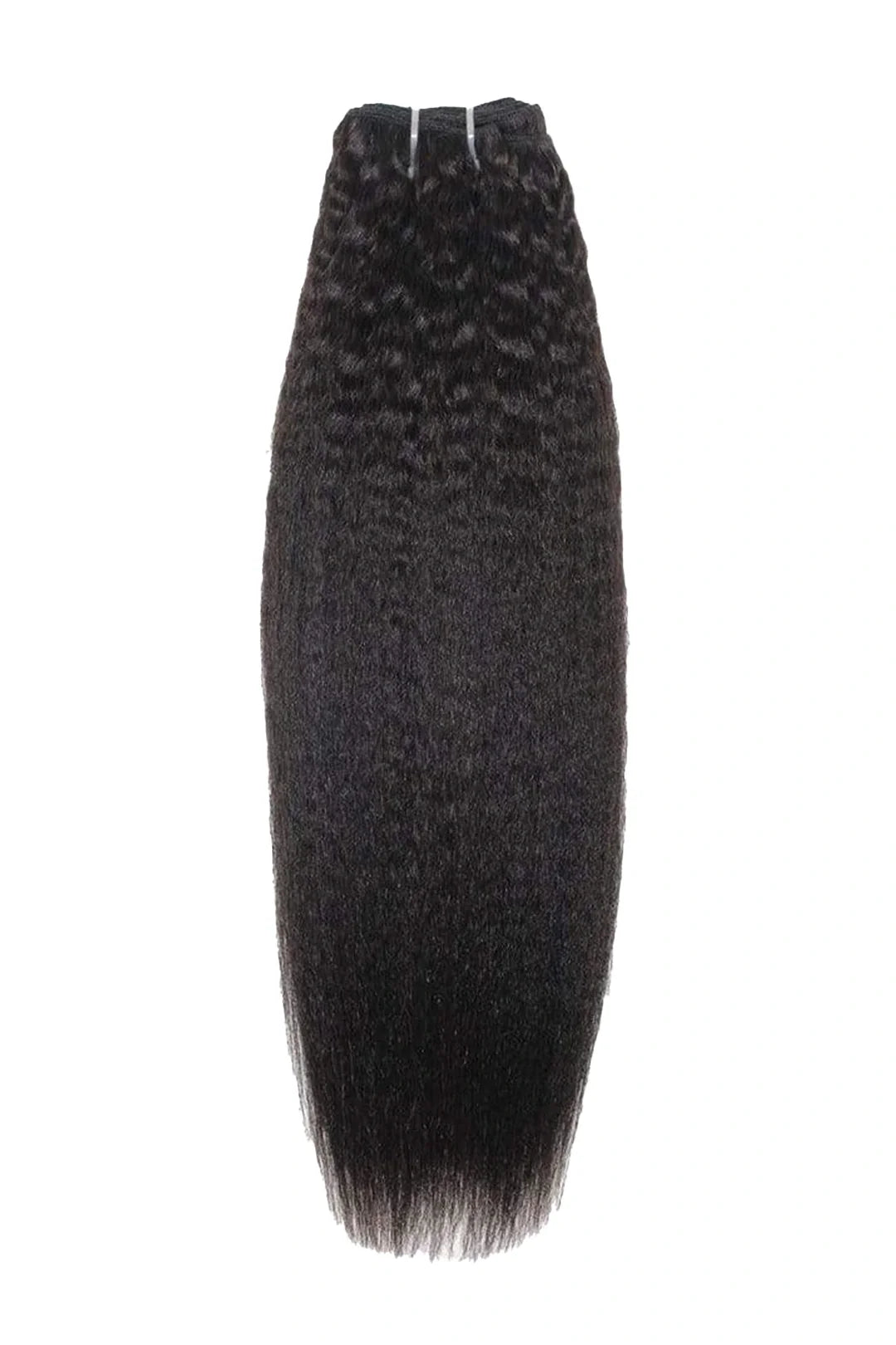 Cambodian Virgin Hair Bundle Kinky Straight Natural Color 12A 20% Density