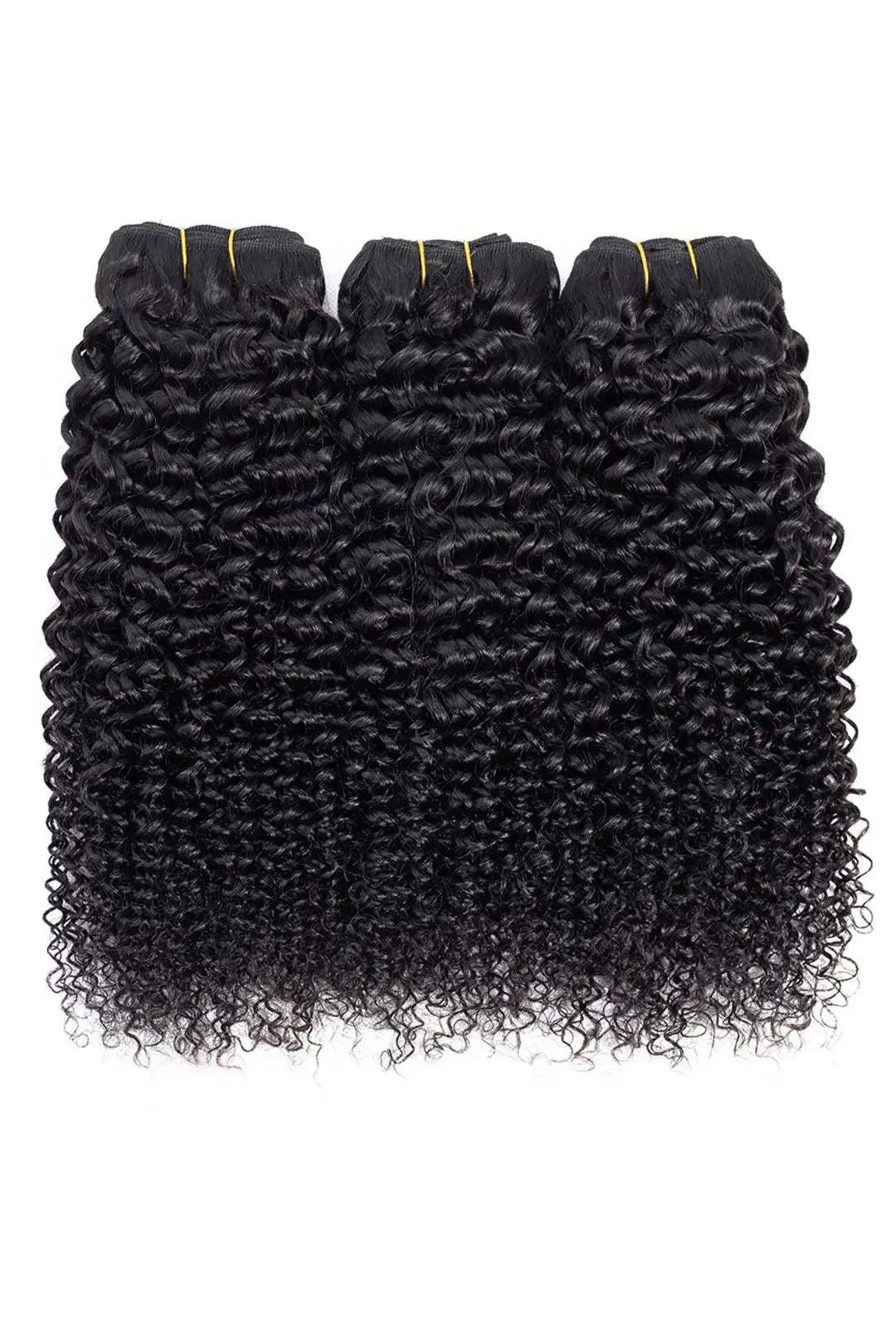 Cambodian Virgin Hair Bundle Kinky Curly Natural Color 12A 20% Density