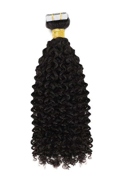 Curly Tape-in Hair Extensions for Black Hair Invisible Seamless