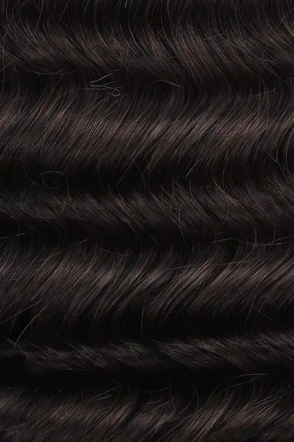 #2 Dark Brown Color Deep Wave Bulk Braiding Hair Extensions BU13