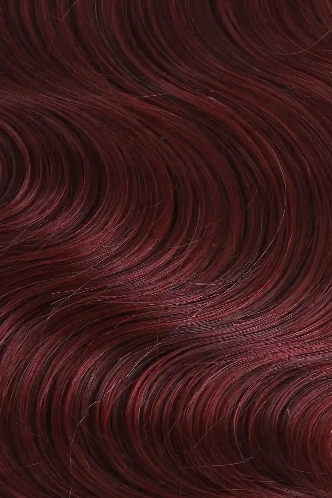 Double Drawn Burgundy Ombre Body Wave Feather Crochet Hair - T1B/99J Human Hair
