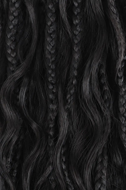 Crochet Miracle Knots Braids Pre-Looped Loose Wave Curls Human Hair 40 Strands