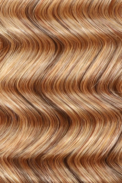 Double Drawn Medium Blonde Bulk Hair For Braiding Loose Deep Wave