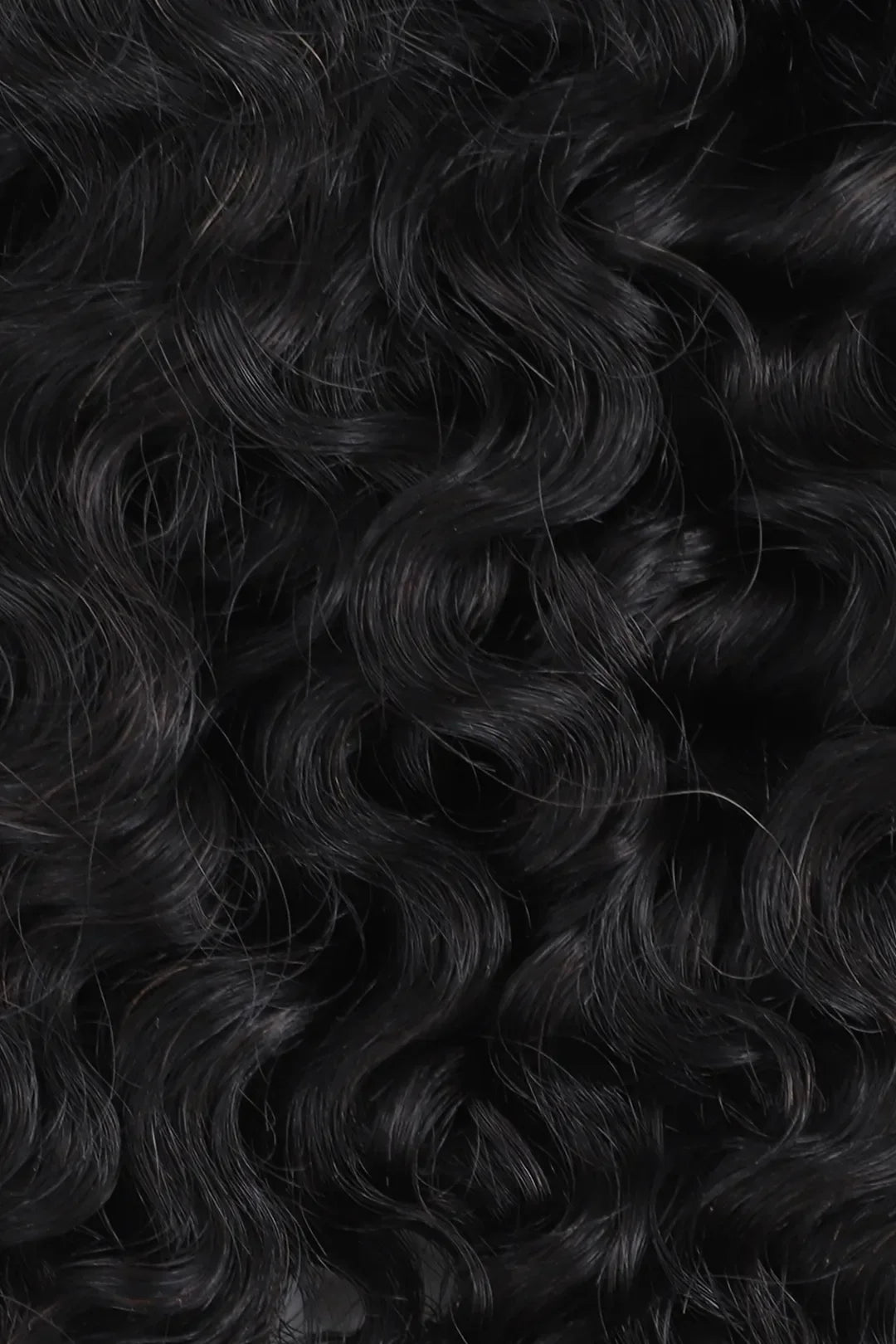 Double Drawn Feather Crochet Hair Extension Burmese Water Curly Human Hair