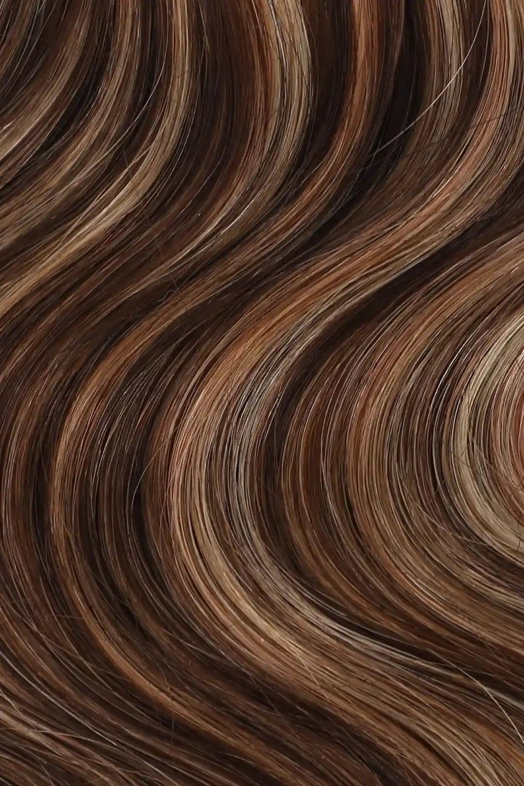 Double Drawn Highlight Blend #4/27/30 Body Wave Feather Crochet Human Hair
