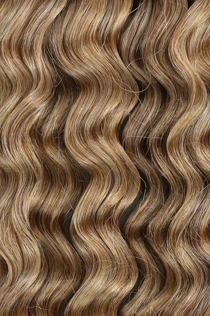 Honey Blonde #27 Water Wave Feather Crochet Human Hair