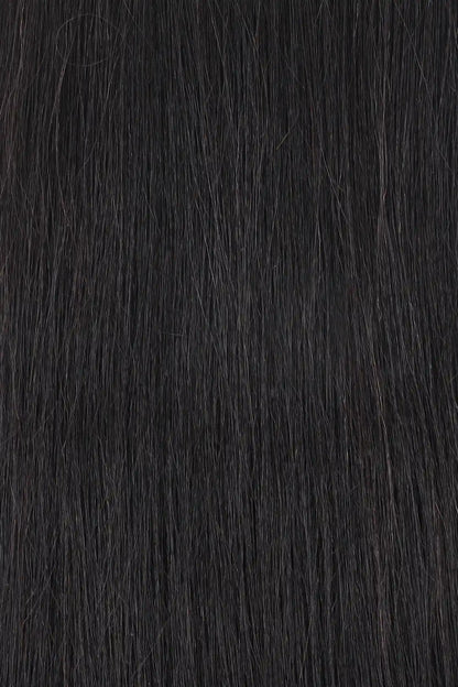 Double Drawn Yaki Bulk Human Hair For Braiding Natural Black