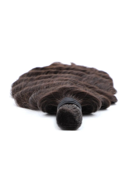 #2 Dark Brown Color Deep Wave Bulk Braiding Hair Extensions BU13