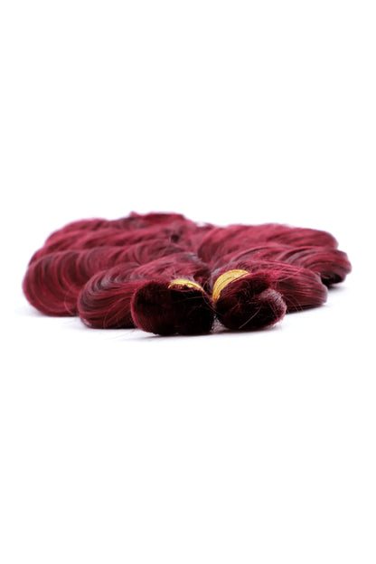 Burgundy 99J Loose Wave Bulk Human Hair For Braiding