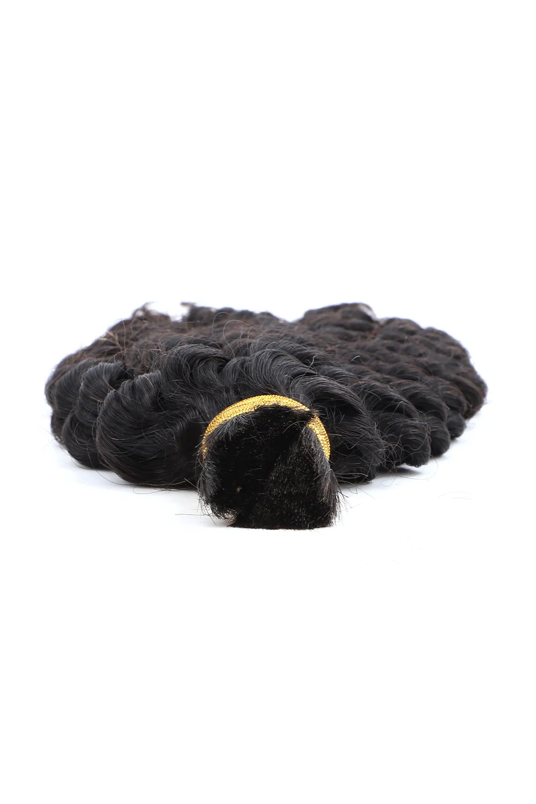 Double Drawn Burmese Curly Bulk Human Hair For Braiding