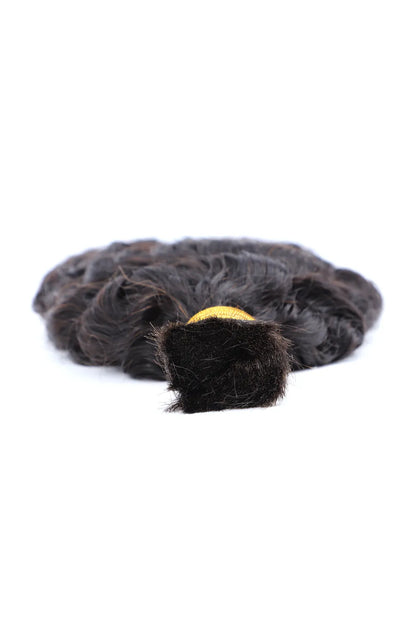 Double Drawn Water Deep Wave Bulk Human Hair For Braiding