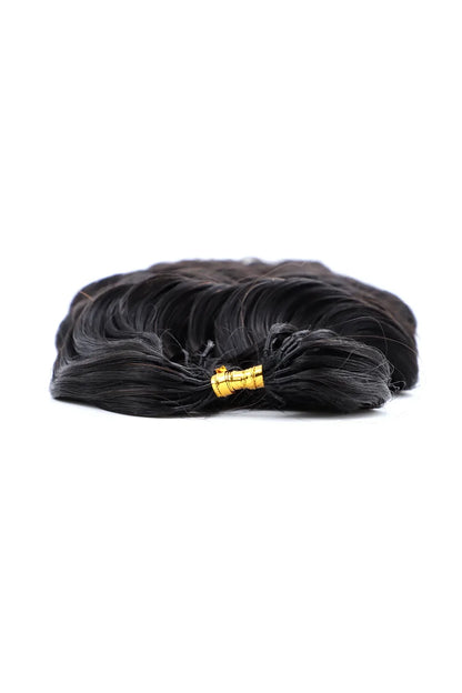 Double Drawn Feather Crochet Hair Extension Loose Wave Human Hair