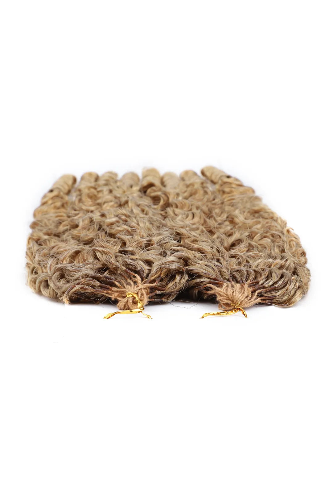 Honey Blonde #27 Burmese Curly with Spiral Curls Feather Crochet Miracle Knots Hair