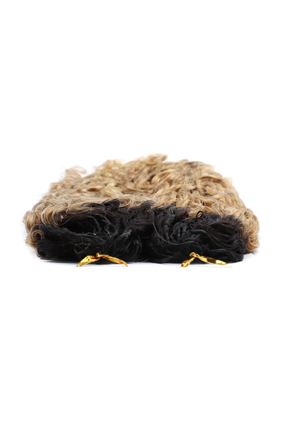 Honey Blonde Ombre Water Deep Wave Feather Crochet Hair - T1B/27 Human Hair