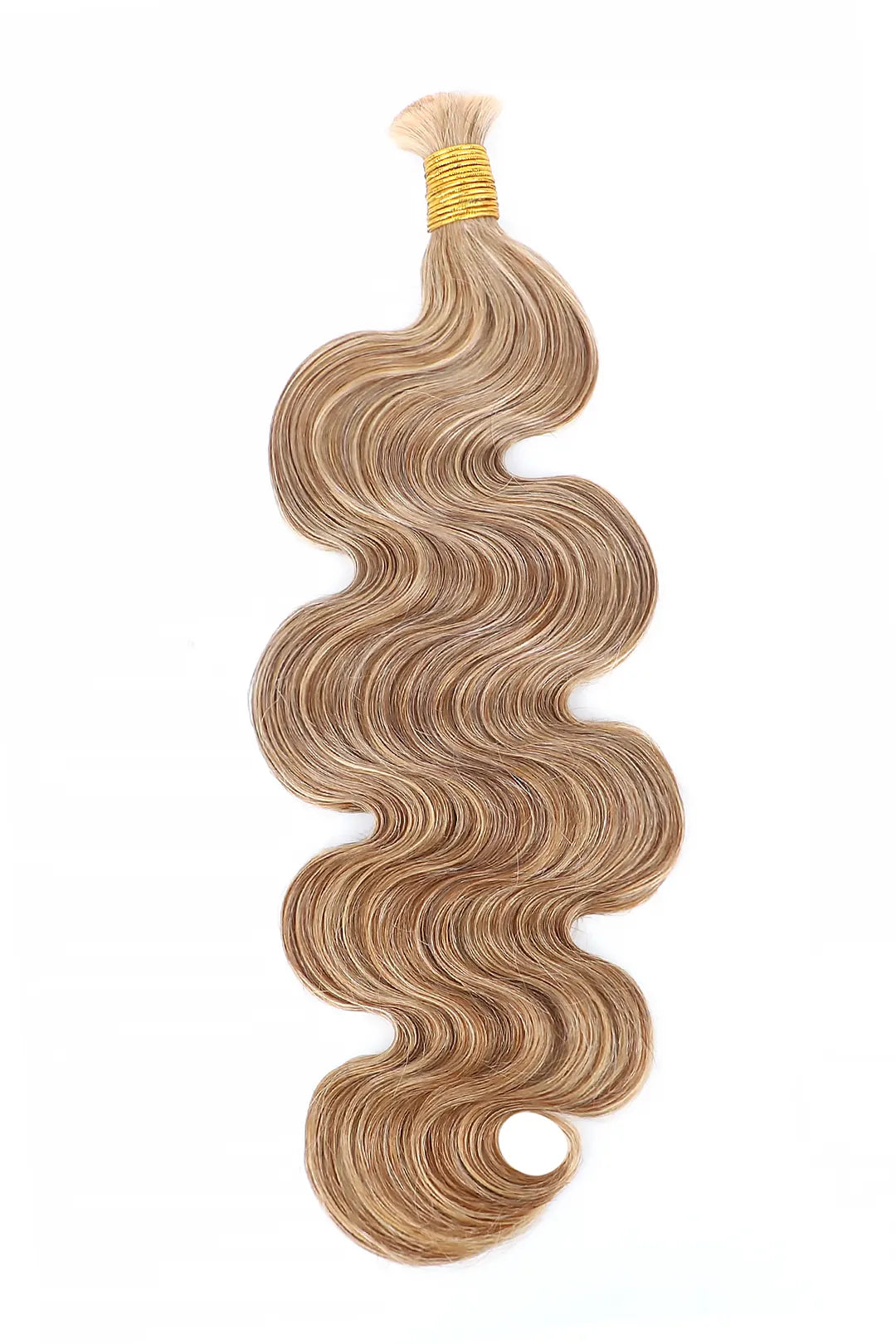 Double Drawn Body Wave #27 Medium Blonde Bulk Hair BU58