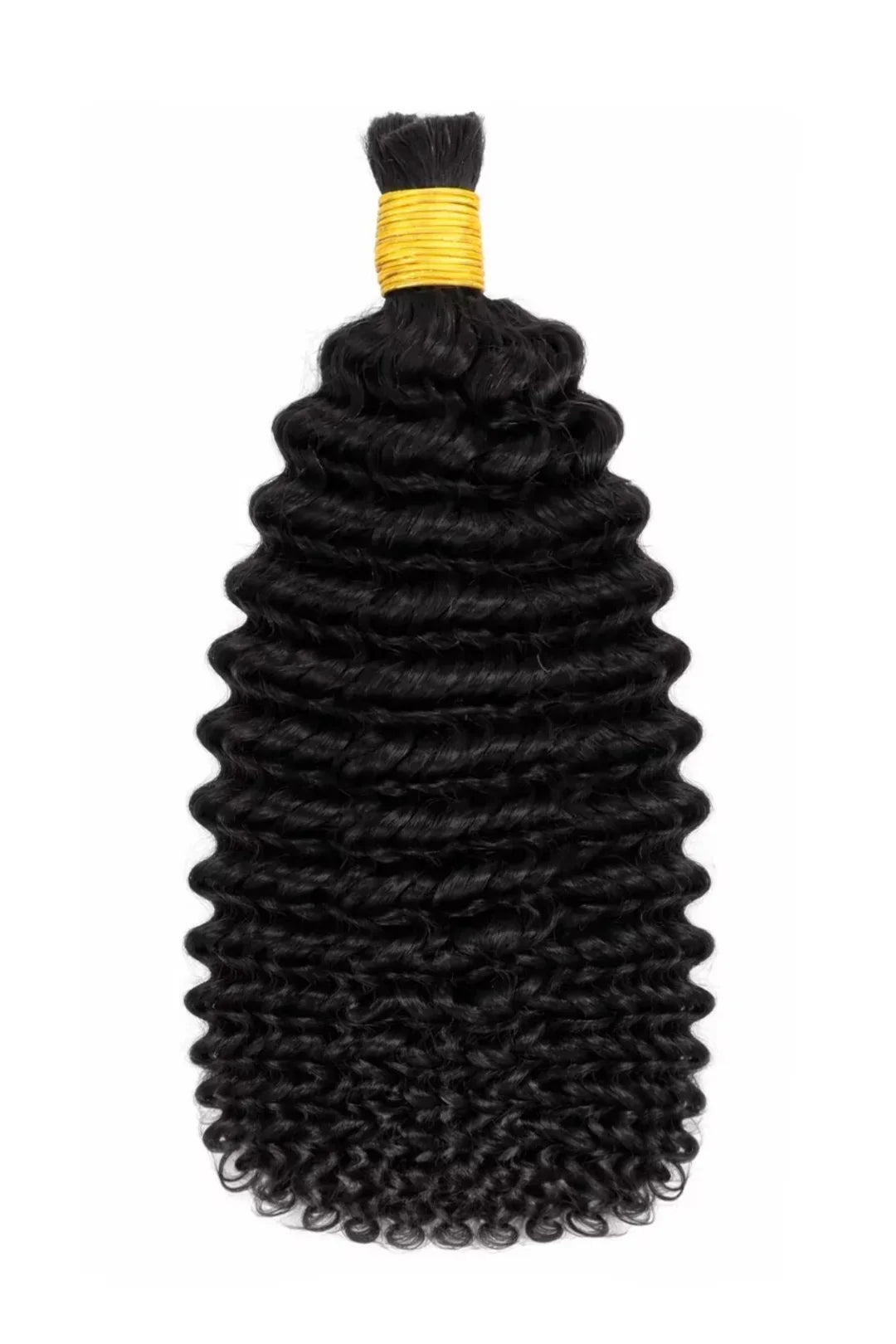 Double Drawn Burmese Curly Bulk Human Hair For Braiding