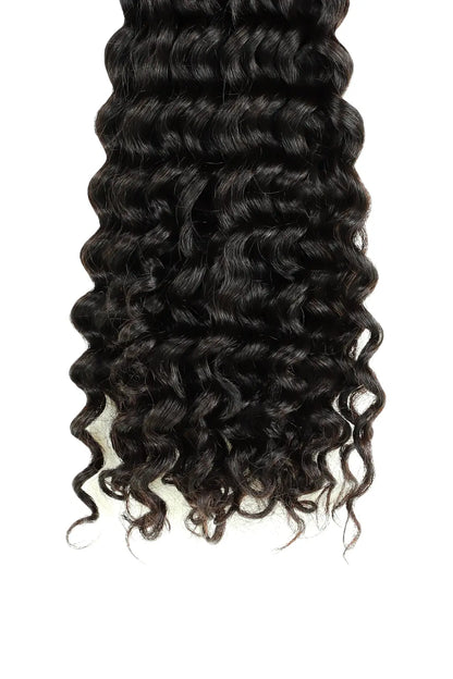 Double Drawn Spanish Curly Bulk Hair Extensions for Braiding