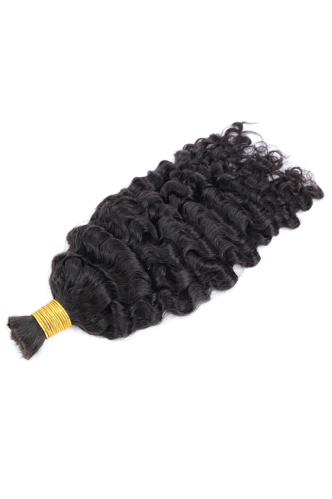 Double Drawn Water Deep Wave Bulk Human Hair For Braiding