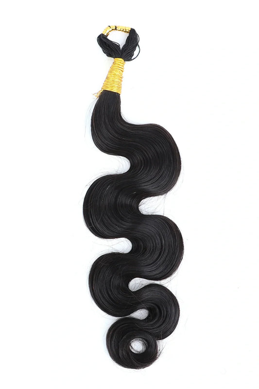 Double Drawn Braiding Feather Crochet Hair Body Wave