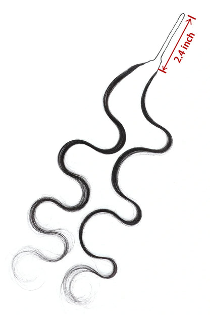 Double Drawn Braiding Feather Crochet Hair Body Wave