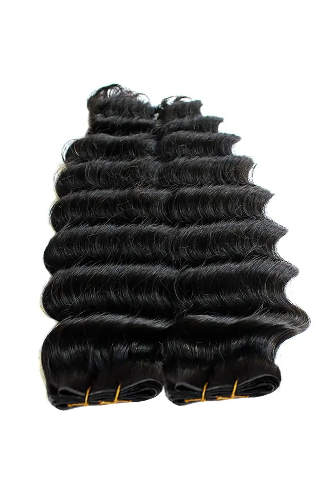 Ultra-thin Genius Weft Deep Wave Natural Black Virgin Hair