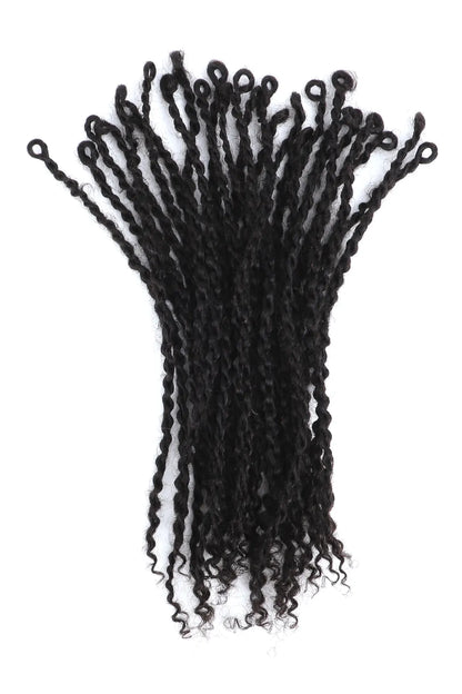 Goddess Senegalese Twists with Curly Ends Pre-looped Human Hair