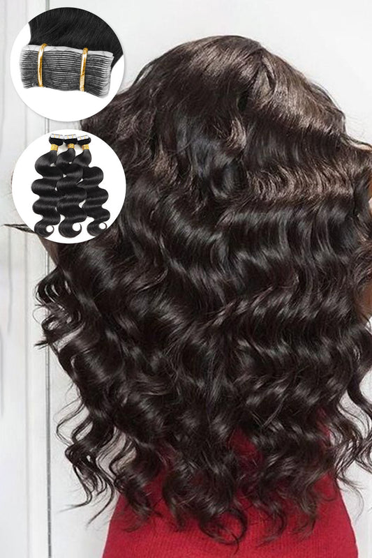 Invisible Wavy Tape in Hair Extensions for Black Hair Human Hair