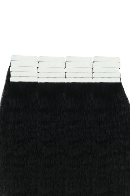 Invisible YaKi Tape In Hair Extensions For Black Fine Hair