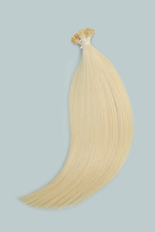 Keratin Bonded Hair Extensions | Flat-Tip | Blonde 613# Hair