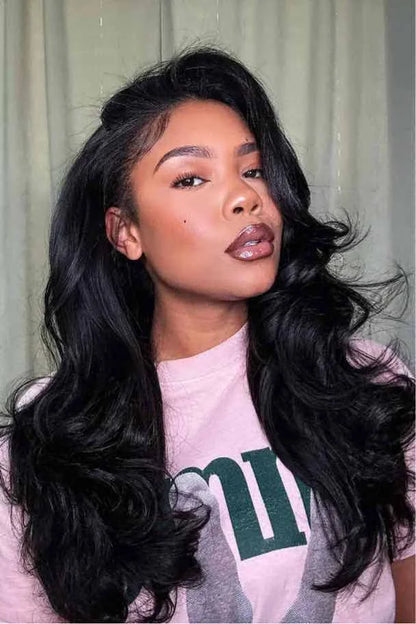 Cambodia Raw Hair Bundle Body Wave Natural Color 12A