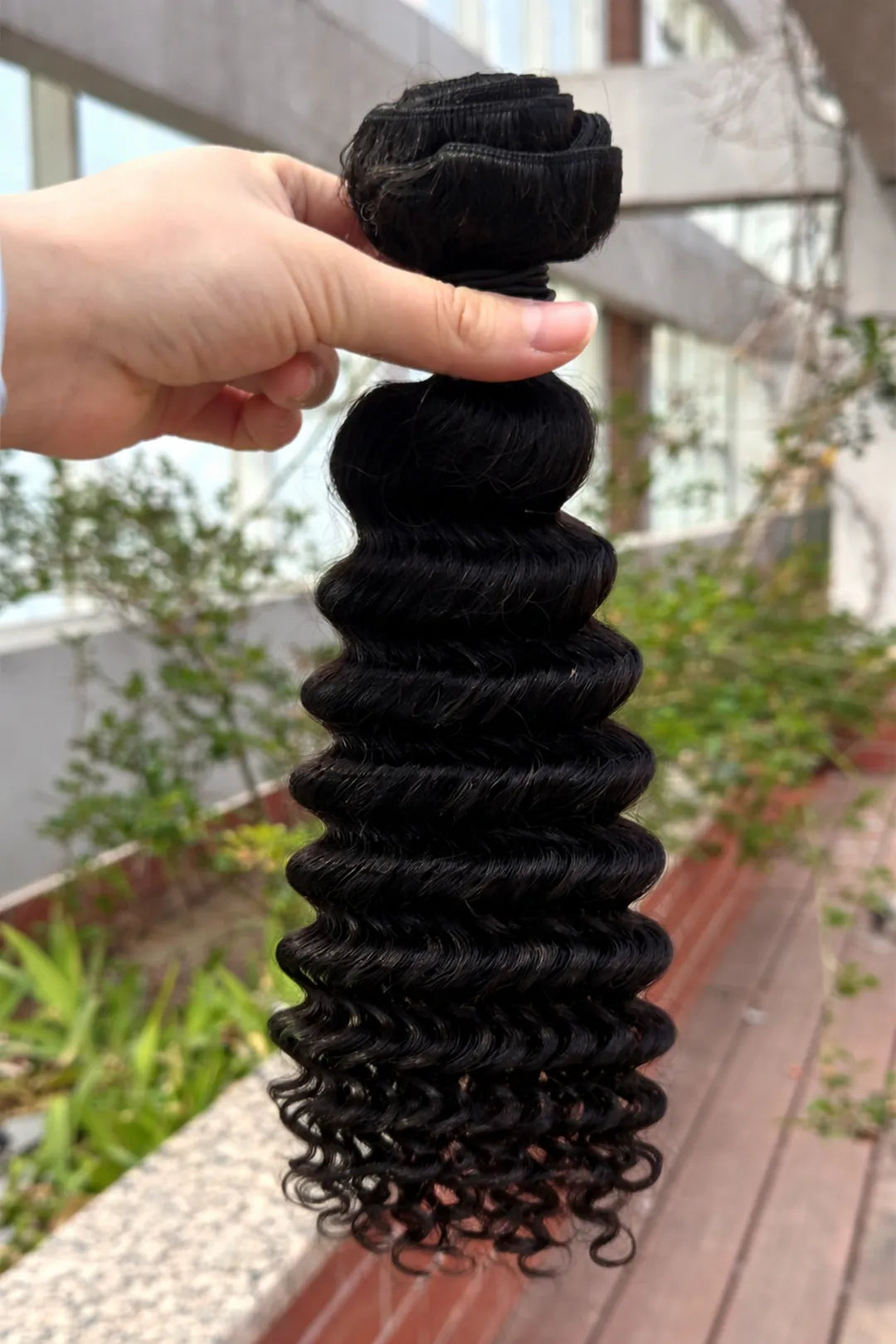 Brazilian Hair Bundle Deep Wave Natural Color 10A