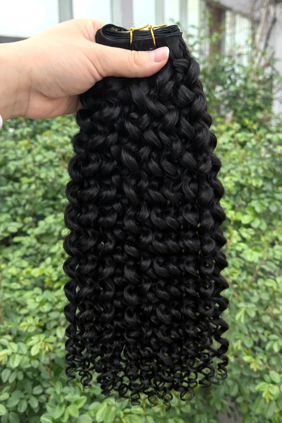 Genius Weft Hair Extensions Water Wave Black Virgin Hair