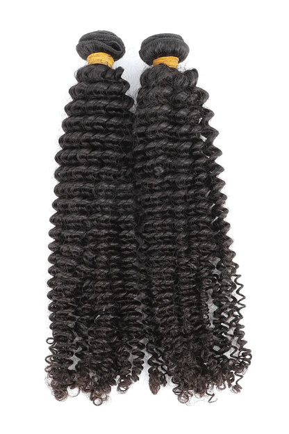 Premium Indian Raw Hair 15% 12A Bundle Kinky Curly Natural Color