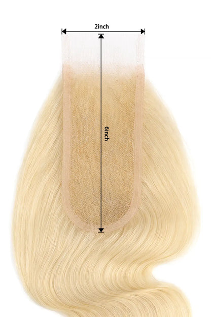 2x6 HD Blonde 613 Body Wave Lace Closure