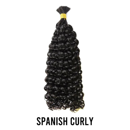 Yghairs Double Drawn Bulk Hair Deal: 16inch - 20inch Natural Color