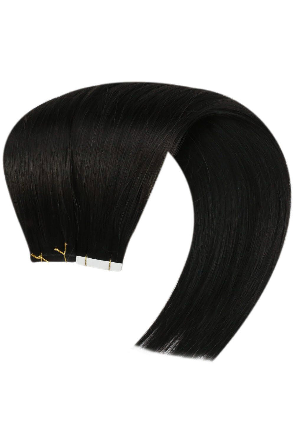 Straight Tape in Hair Extensions for Black Hair Seamless Invisible