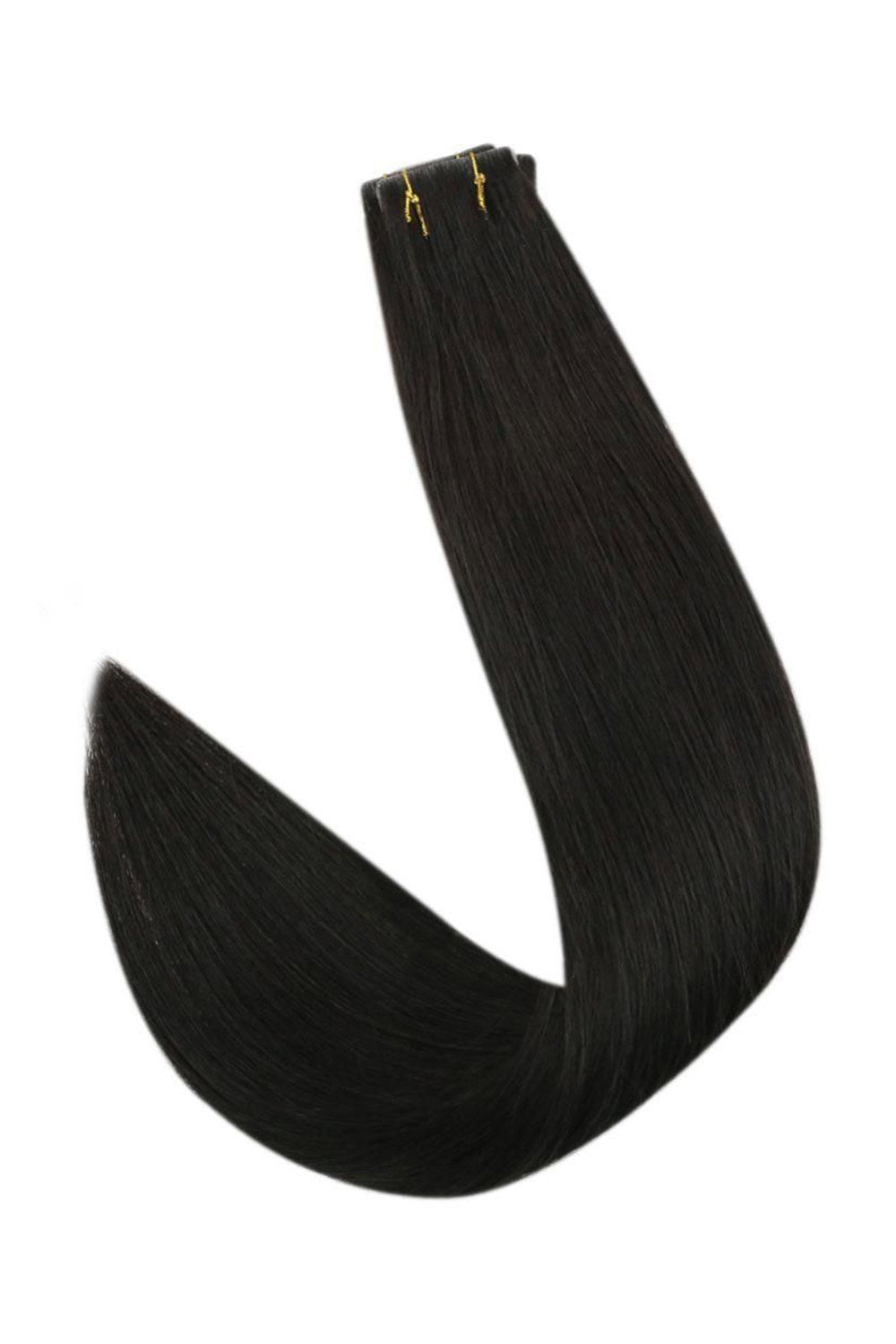 Straight Tape in Hair Extensions for Black Hair Seamless Invisible